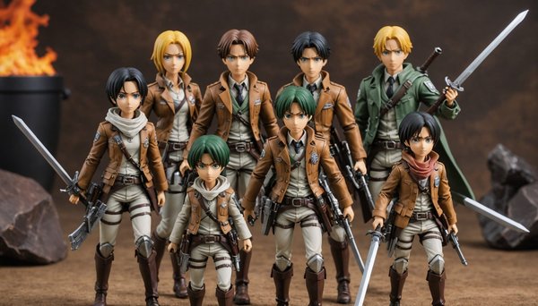 Les meilleurs collectibles de figurines de l'attaque des titans à découvrir